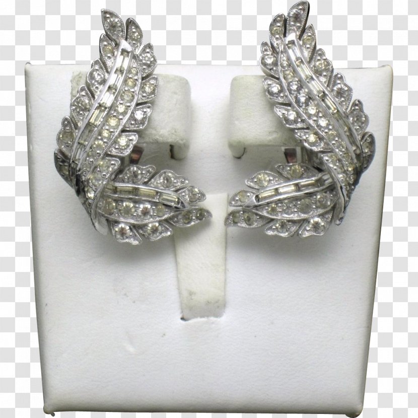 Earring Silver Body Jewellery Jewelry Design - Earrings Transparent PNG