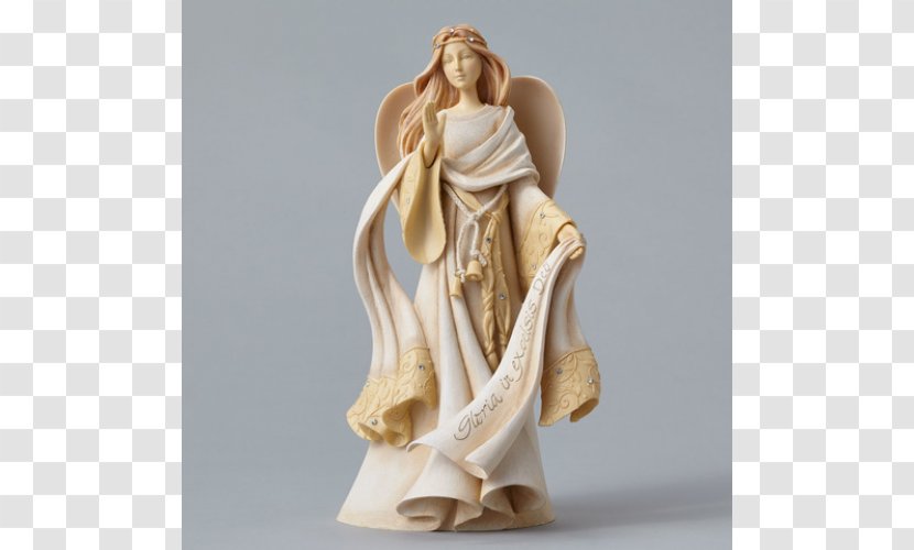 Figurine Statue Classical Sculpture Angel - Gloria In Excelsis Deo Transparent PNG
