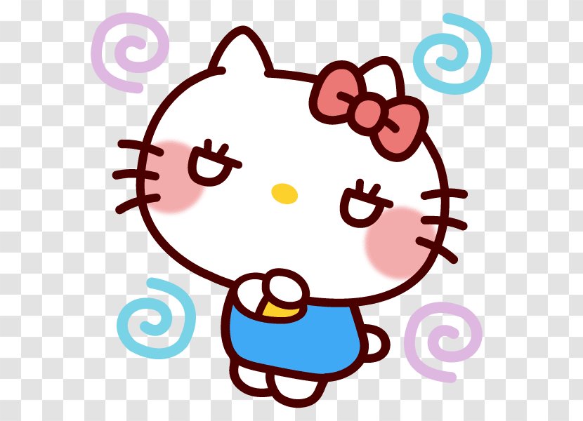 Hello Kitty My Melody Sanrio Cinnamoroll Sticker - Glasses - Tuzki Stickers Transparent PNG