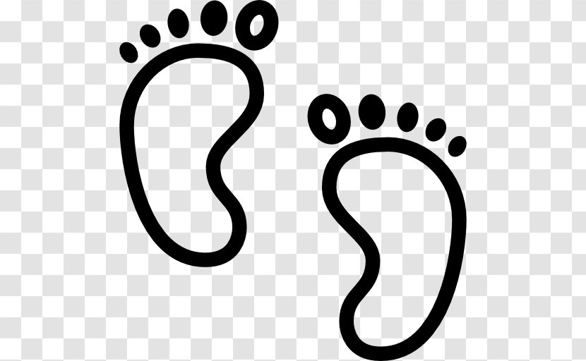 Footprint Clip Art - Baby Footprints Transparent PNG