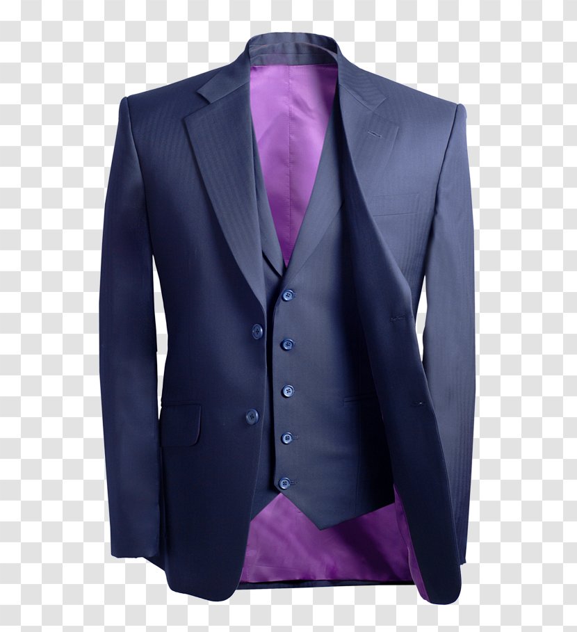 Suit Navy Blue Lining Clothing Tailor - Bespoke Tailoring - Cloth Transparent PNG