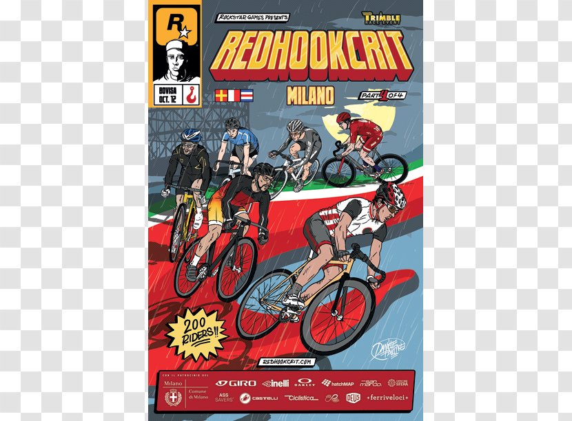 Red Hook Crit Bicycle Racing Criterium - Wheels Transparent PNG