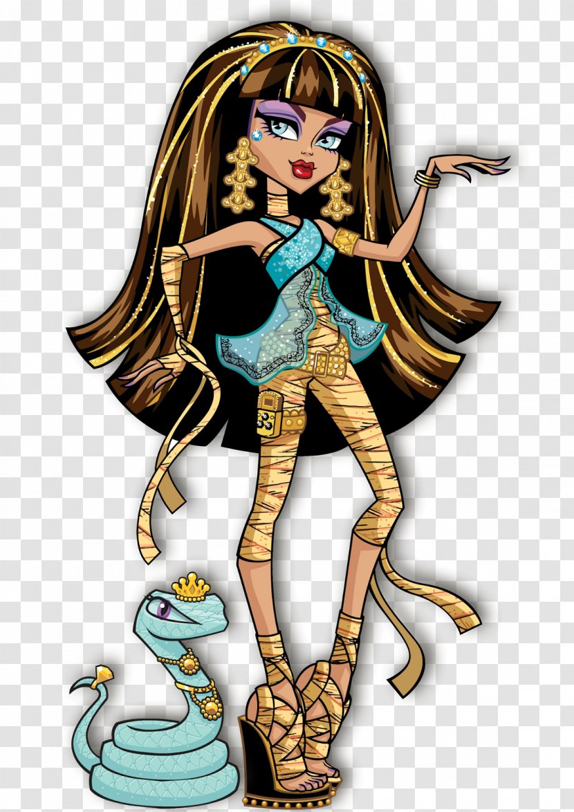 Monster High Cleo De Nile Dress Doll Clothing - Monsters Transparent PNG