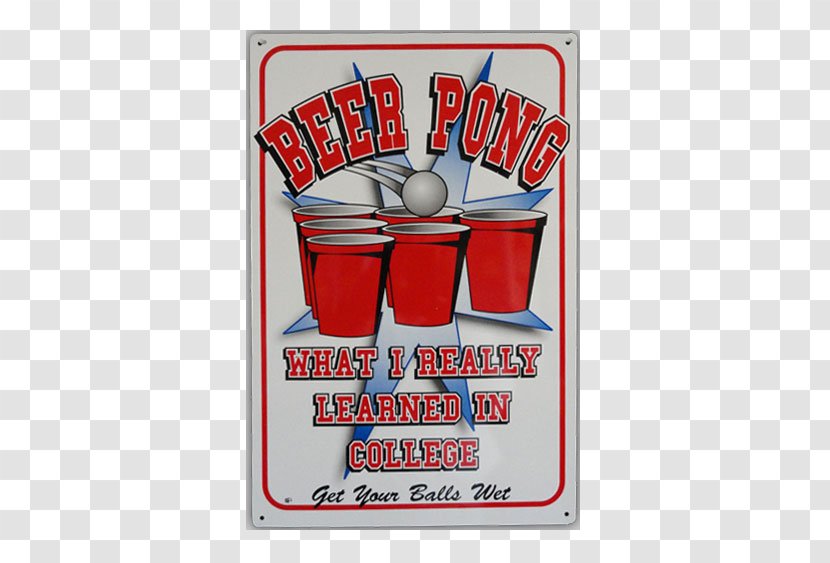 Beer Pong Cup Poster - Glasses Transparent PNG