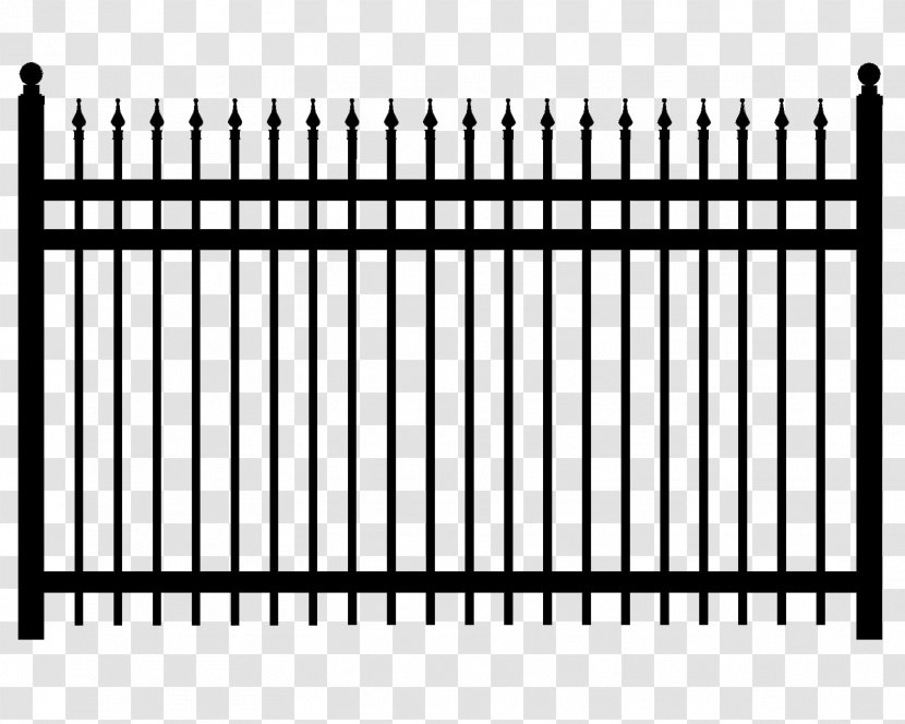 Fence Chain-link Fencing Aluminum - Iron Railing - Free Download Transparent PNG