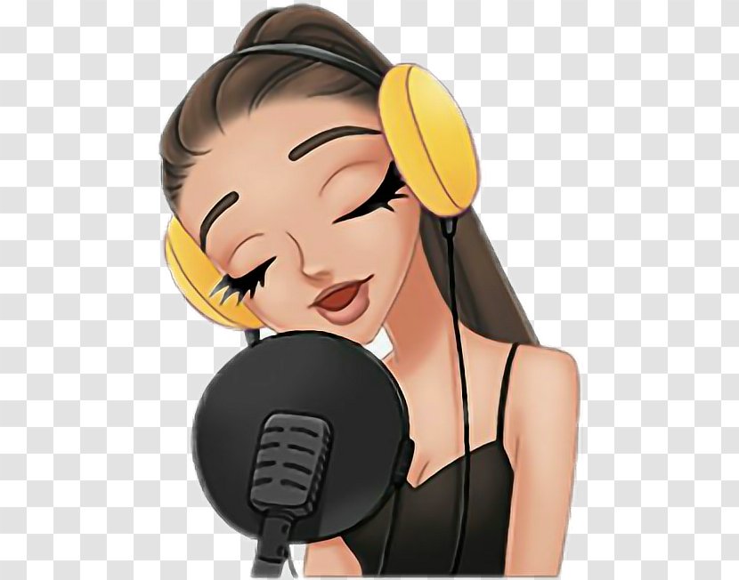 Dangerous Woman One Love Manchester Emoticon - Ariana Grande - Emoji Transparent PNG