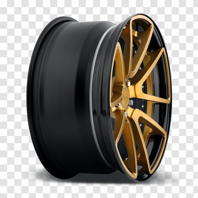 Alloy Wheel Rotiform, LLC. Bronze Car - Custom Transparent PNG