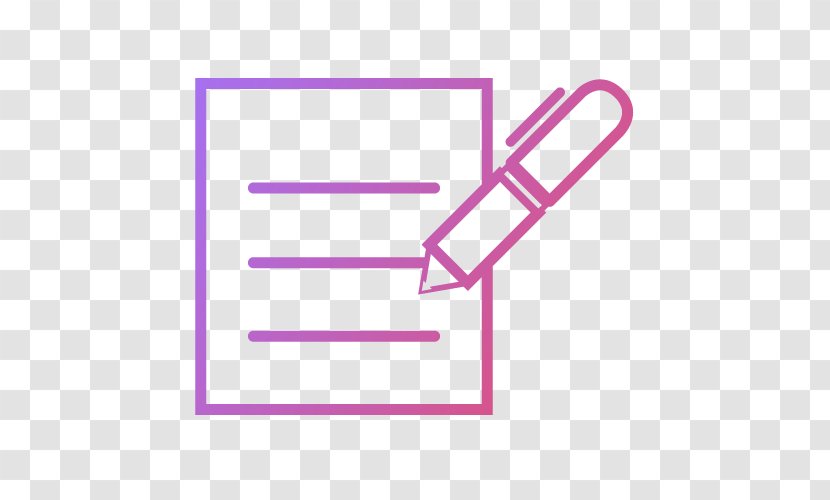 Project Management Icon - Text - Magenta Transparent PNG