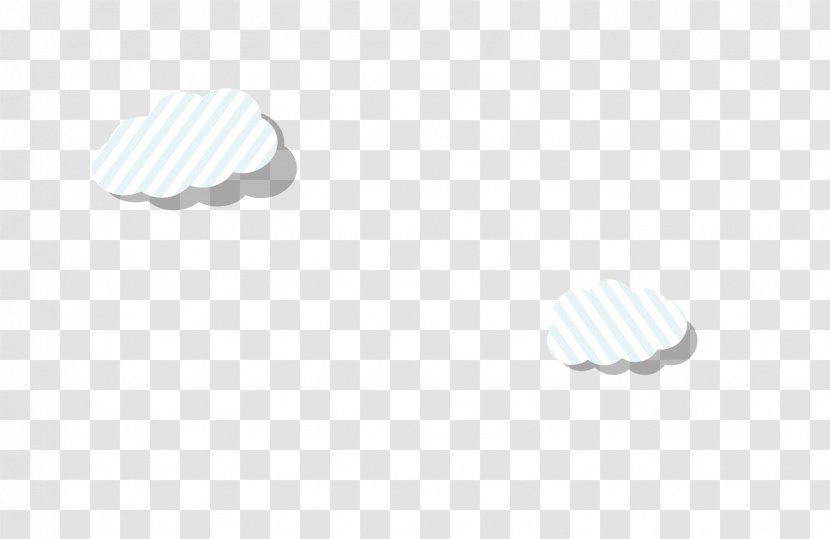 White Pattern - Black - Cute Cartoon Clouds Transparent PNG