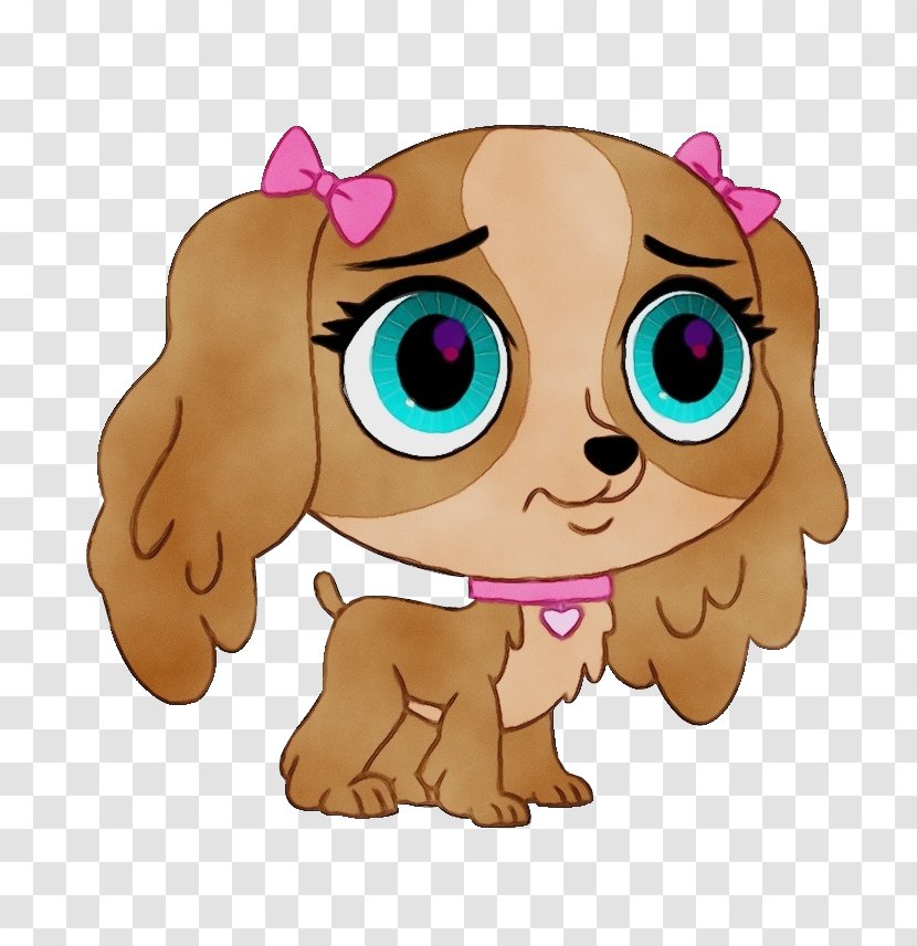 Puppy Dog Snout Character Purple - Paint - Cocker Spaniel Sporting Group Transparent PNG