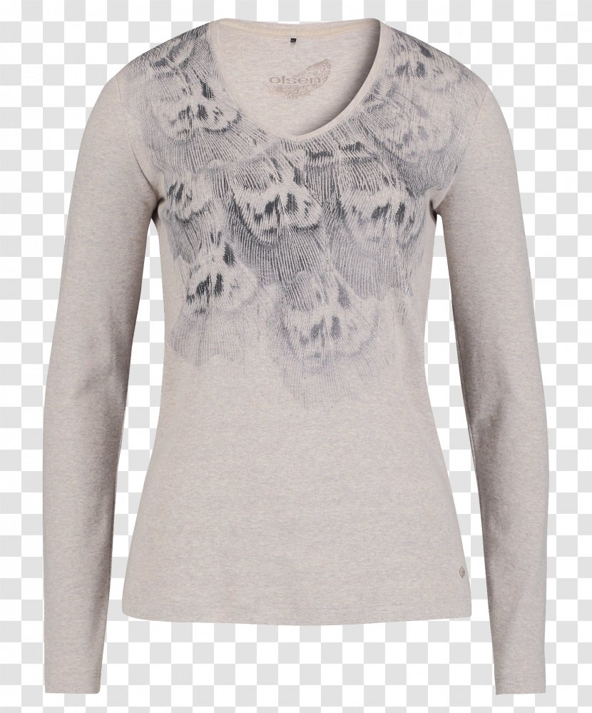 Long-sleeved T-shirt Dress Blouse - Lace Transparent PNG