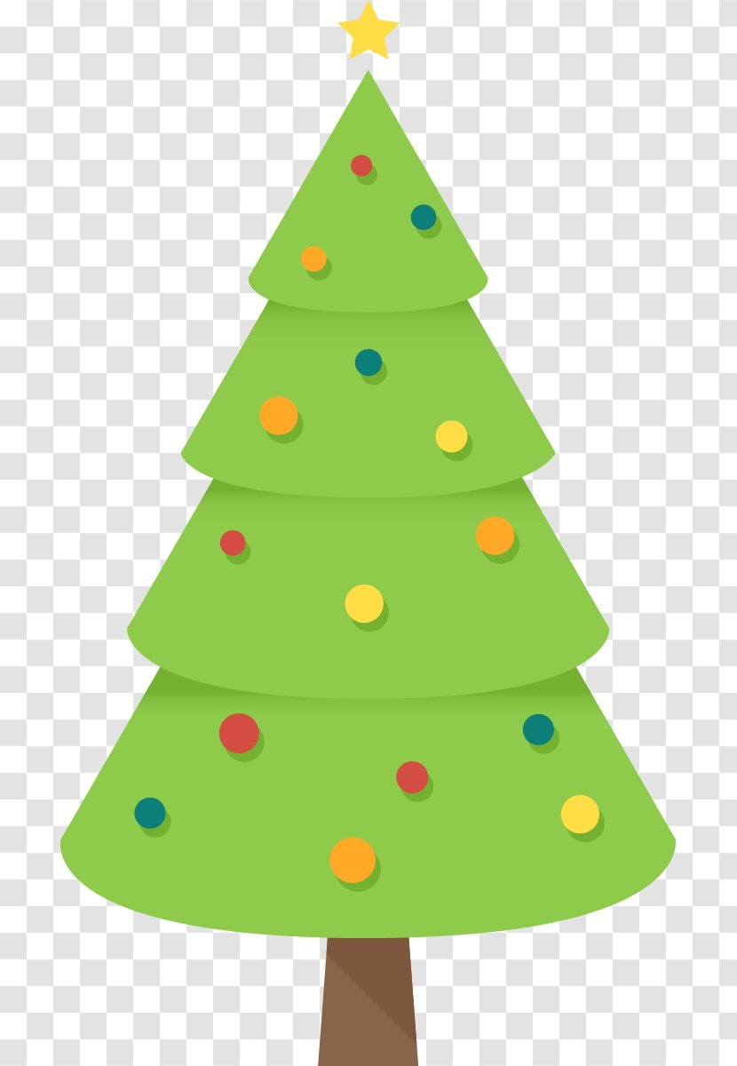 Christmas Tree Ornament Clip Art - Conifer - Simple Cliparts Transparent PNG
