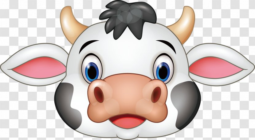 Dairy Cattle Clip Art - Animation - Cow Vector Transparent PNG