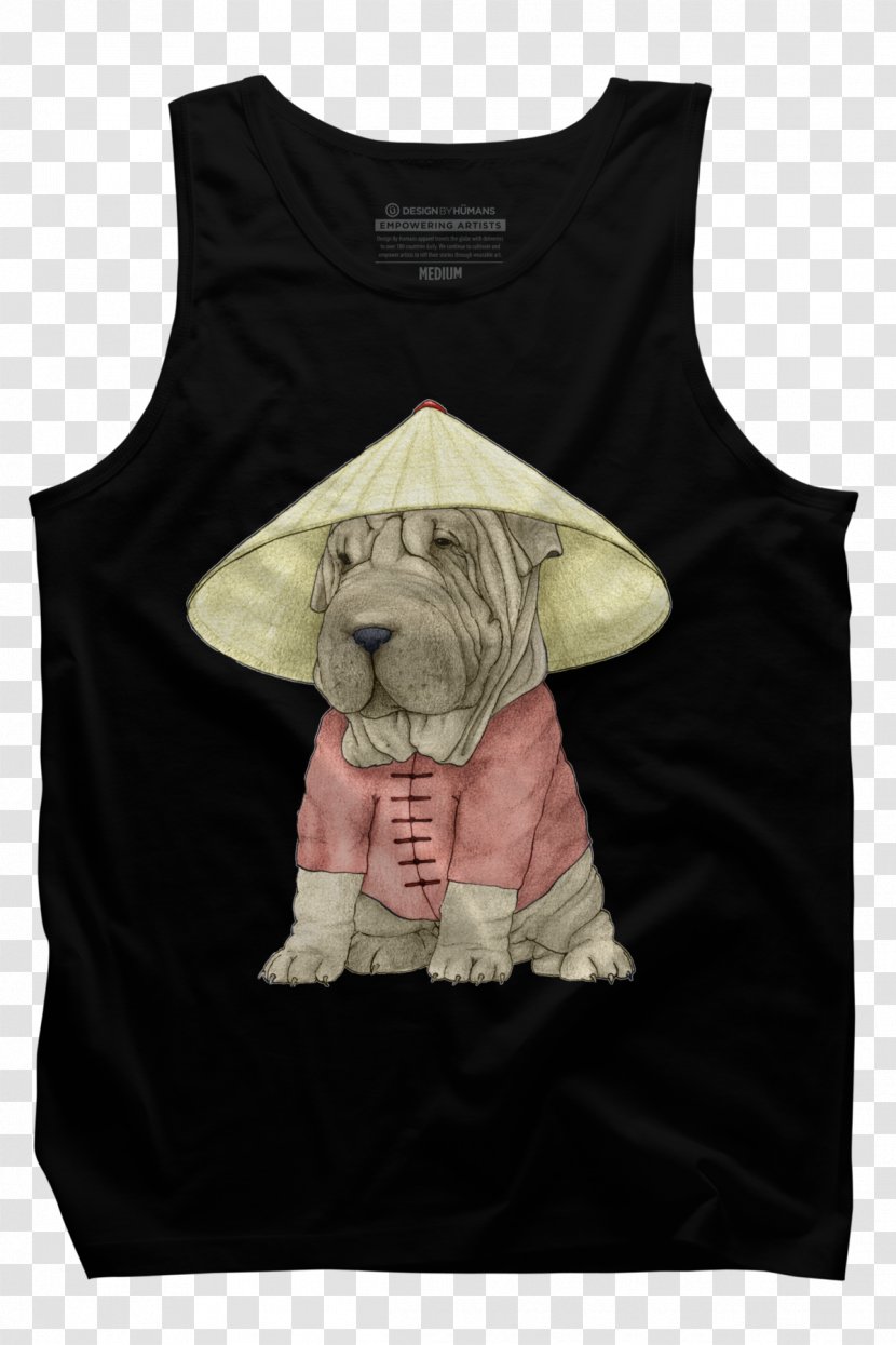 T-shirt Shar Pei Sleeve Gilets Transparent PNG