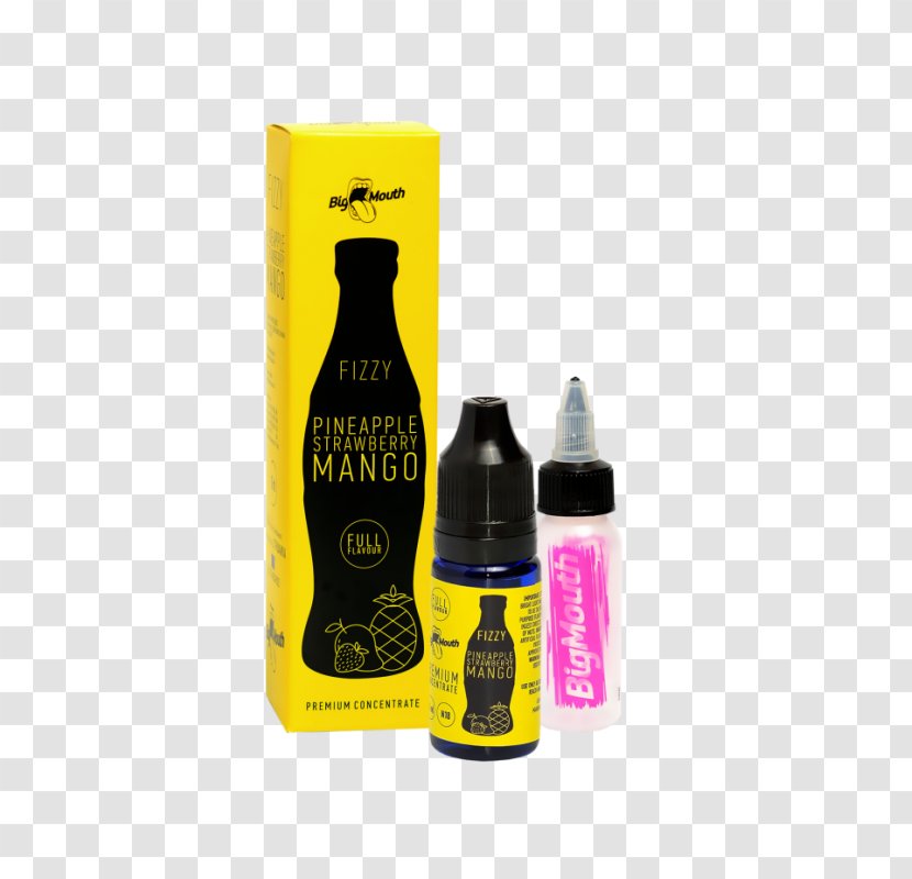 Juice Liquid Vapor Aroma Strawberry - Yellow Transparent PNG
