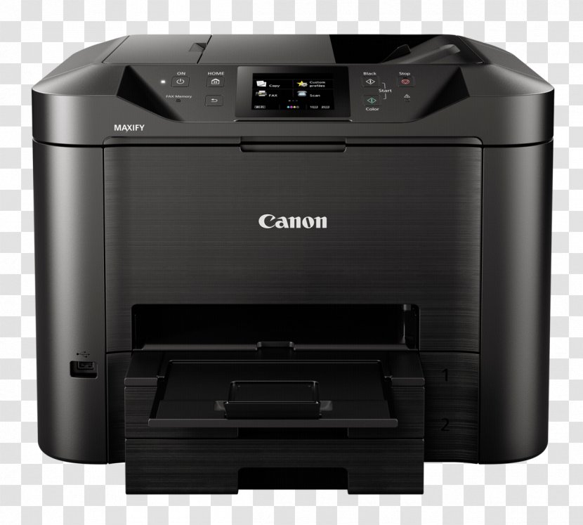 Laser Printing Canon Printer Inkjet - Maxify Mb2720 - Multifunction Transparent PNG