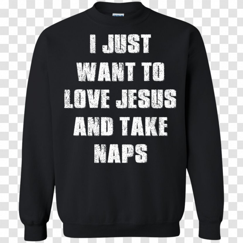 T-shirt Hoodie Crew Neck Sweater - Sleeve - Jesus Love Transparent PNG