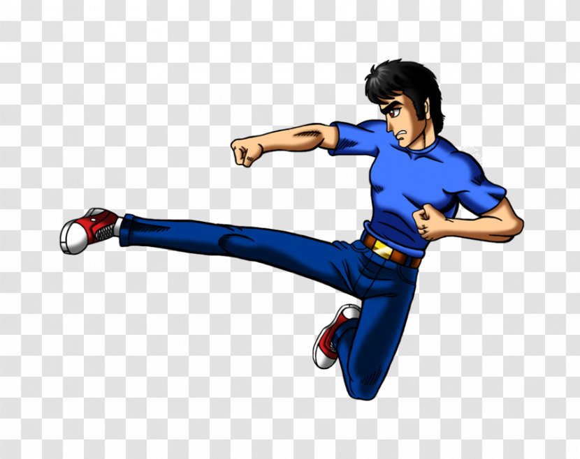 Flying Kick Karate Drawing - Fictional Character - Bruce Lee Transparent PNG