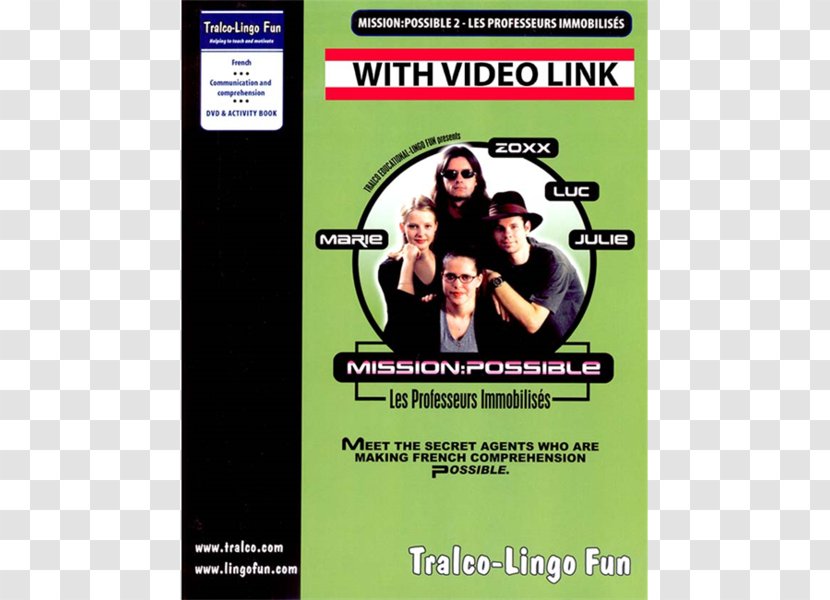 Mission Possible 5 : Les Jeux Cosmiques Linguascope Video DVD School - French Transparent PNG
