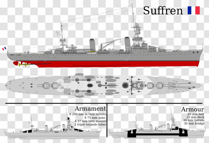 Heavy Cruiser Guided Missile Destroyer Battlecruiser Armored Protected - Motor Gun Boat Transparent PNG