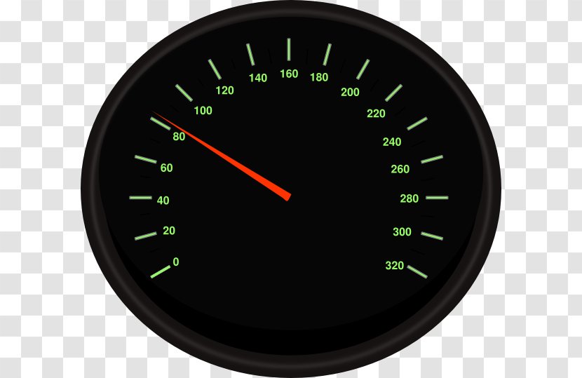 Car Speedometer Dashboard Clip Art - Odometer Transparent PNG