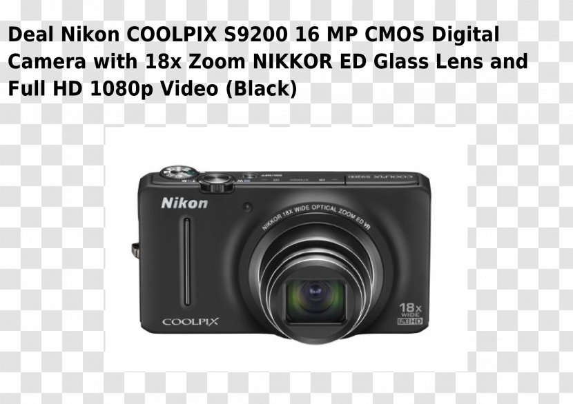 Nikon COOLPIX A900 Coolpix S9200 Point-and-shoot Camera - Digital Cameras Transparent PNG