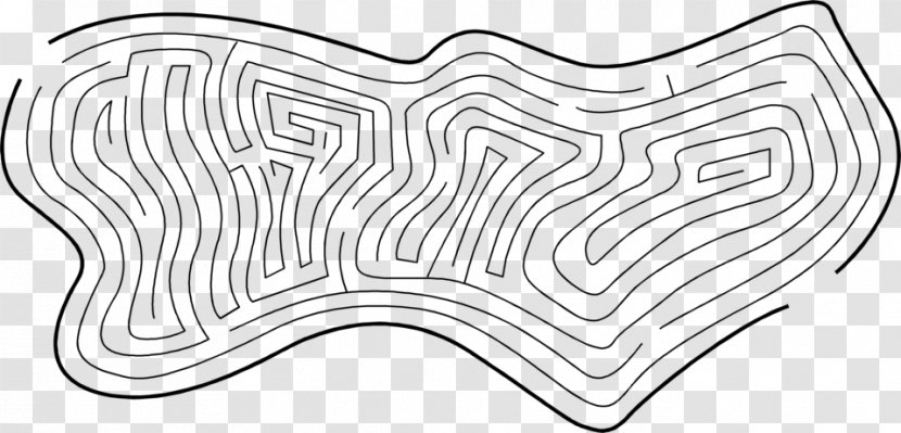 Jigsaw Puzzles Maze Coloring Book Labyrinth - Monochrome - Child Transparent PNG