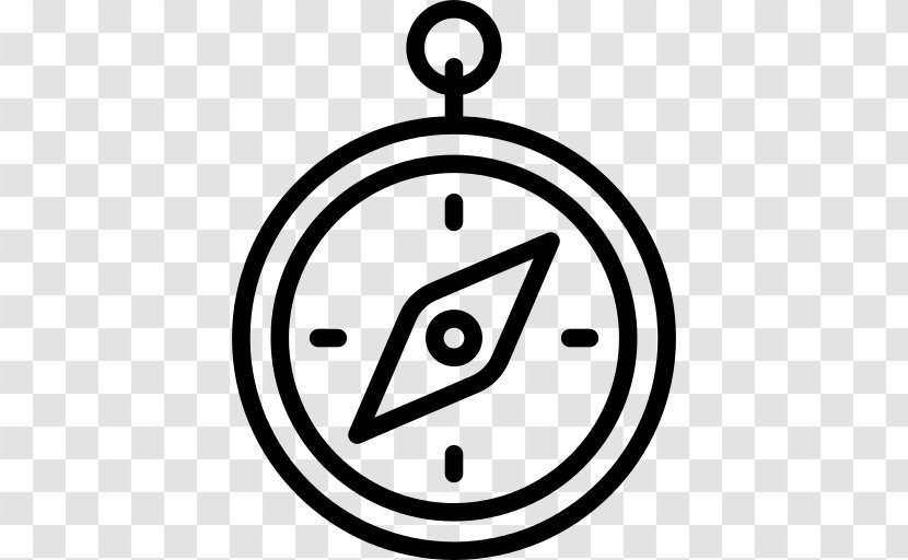 Pictogram Cartoon Compass - Blackandwhite - Number Transparent PNG