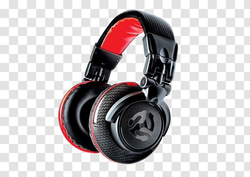 Numark Red Wave Kitsound DJ Headphones Compact Lightweight Foldable On-Ear With In-Line Microphone Compatible IPhone, IPad, Samsung And Android Disc Jockey Audio Transparent PNG