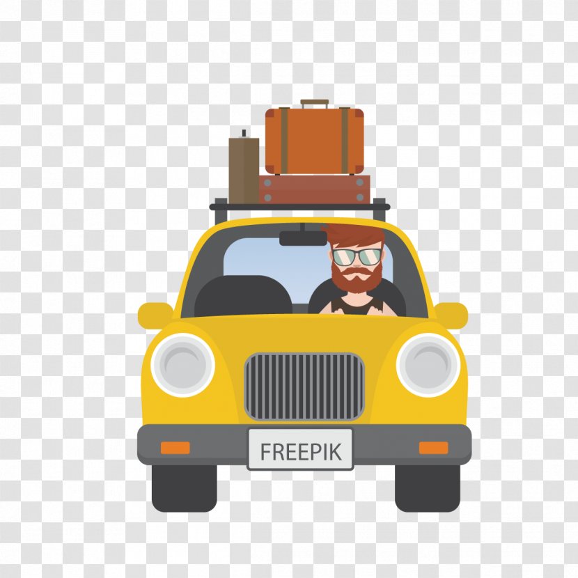 Travel Vacation - Product Design - Vector Traveling By Car Transparent PNG