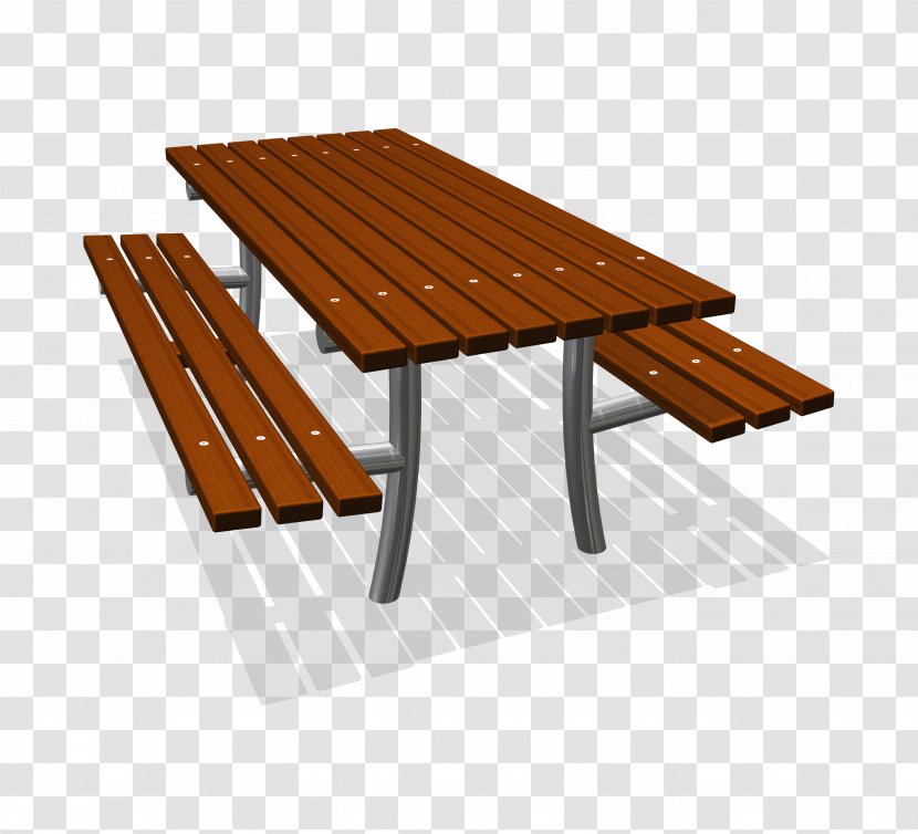Table Bench Line Angle - Picnic Top Transparent PNG