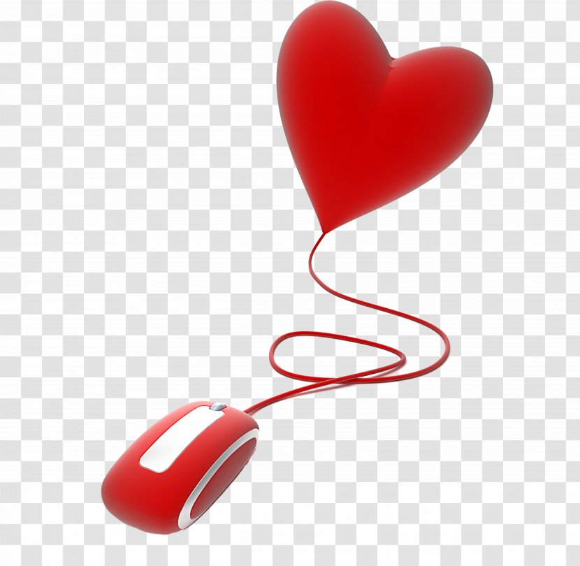 Computer Mouse Love Heart Valentines Day Transparent PNG