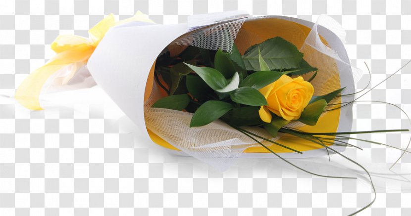 Floral Design Flower Bouquet Cut Flowers Yellow Rose - Stock Photography - Single Transparent PNG