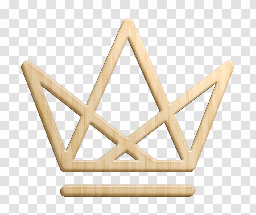 Crown Icon Royal Crowns Icon Royal Crown Of Triangles Grid Design Icon Transparent PNG