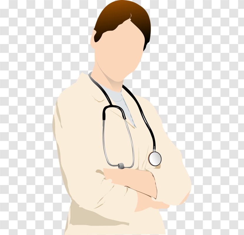 Cartoon Physician - Tree - Hand-painted Doctors Transparent PNG
