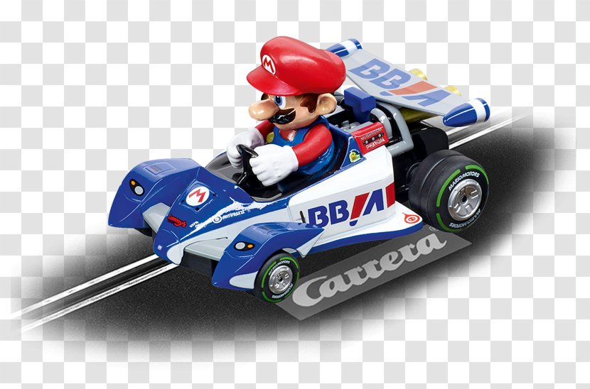 Mario Kart: Super Circuit Luigi Bros. Carrera Race Track - Radio Controlled Toy - Go Karts Vehicle Transparent PNG