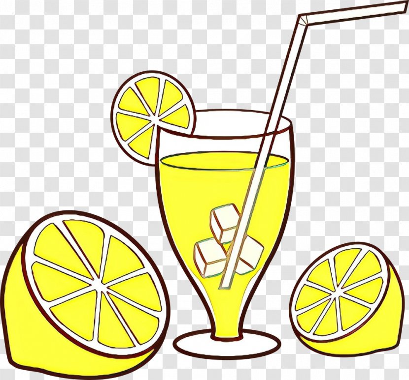 Lemonade Lemon-lime Drink Fizzy Drinks Juice Iced Tea - Orange Transparent PNG