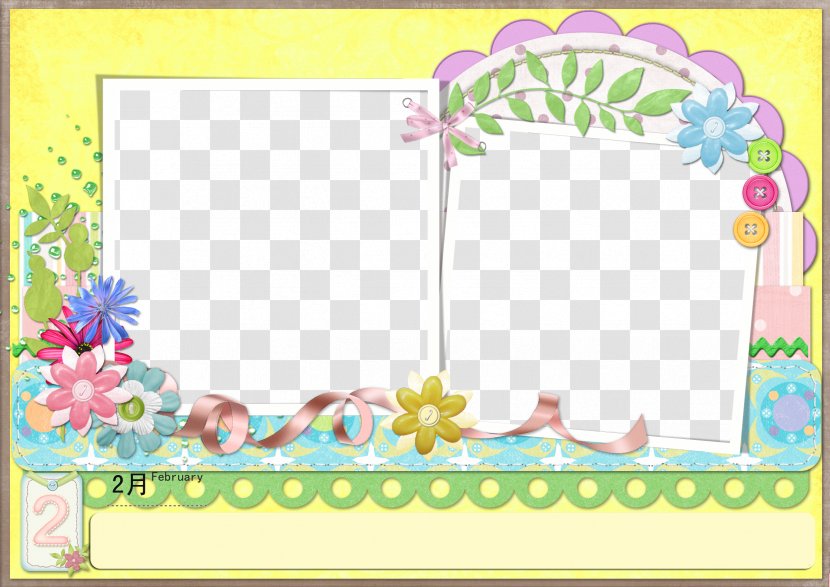 Template Picture Frame Pattern - World Wide Web - Children's Album Elements Transparent PNG