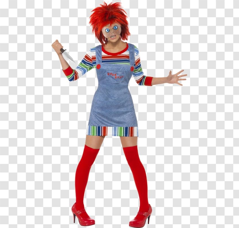 Chucky Costume Party Halloween Dress - Overall Transparent PNG