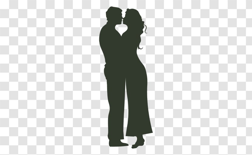 Silhouette Romance Couple - Film Transparent PNG