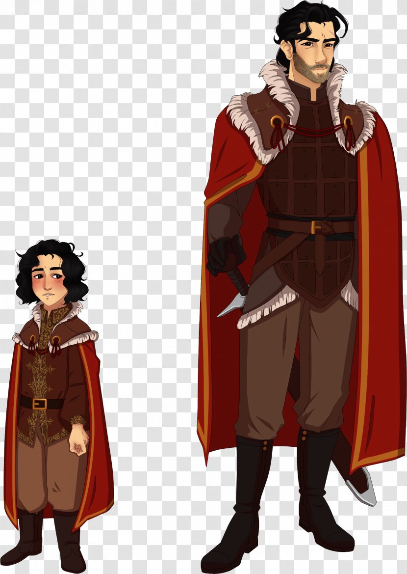 Robe Costume Design Middle Ages Cloak - Fictional Character - Hero Prince Transparent PNG