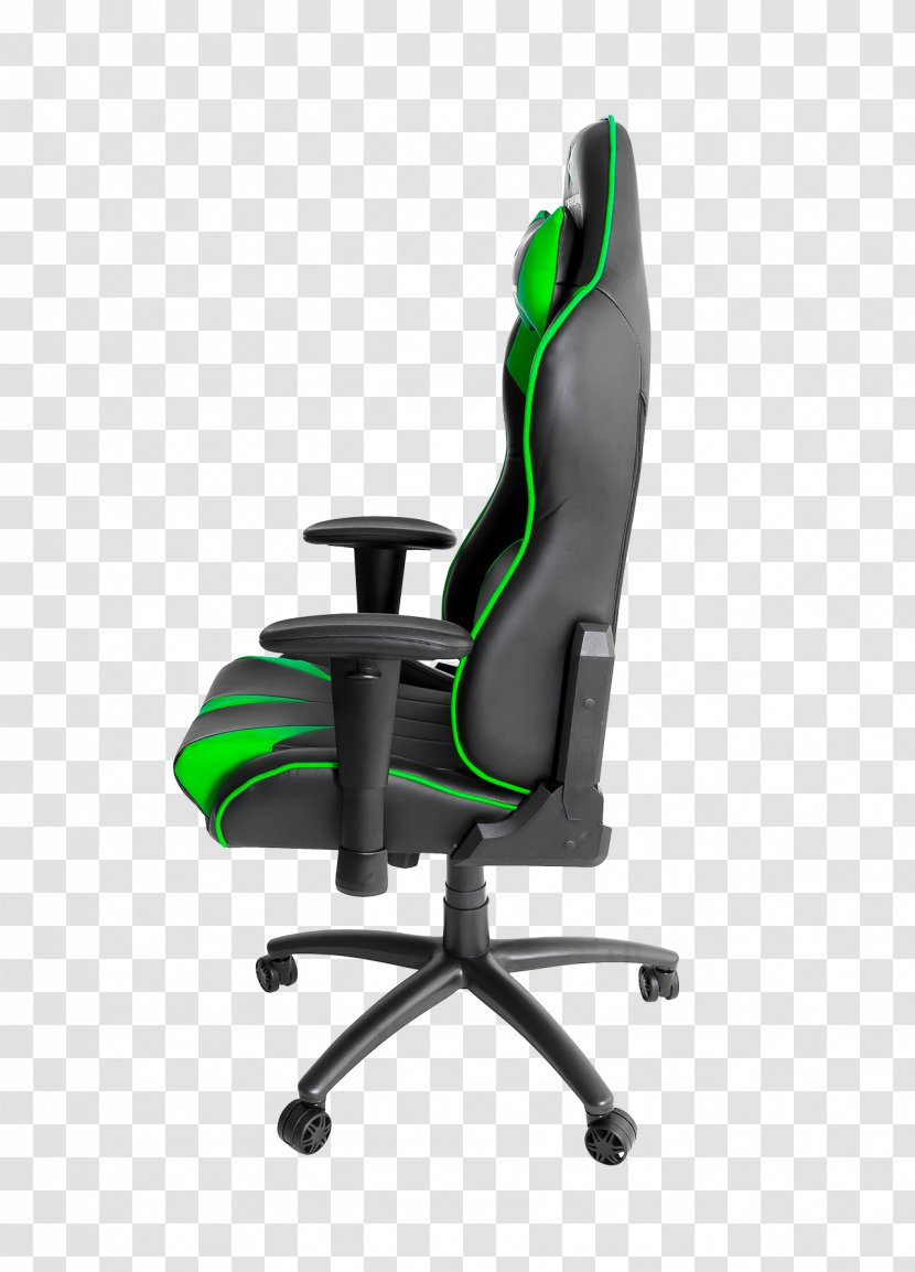 Office & Desk Chairs Green Throw Pillows Armrest - Chair Transparent PNG