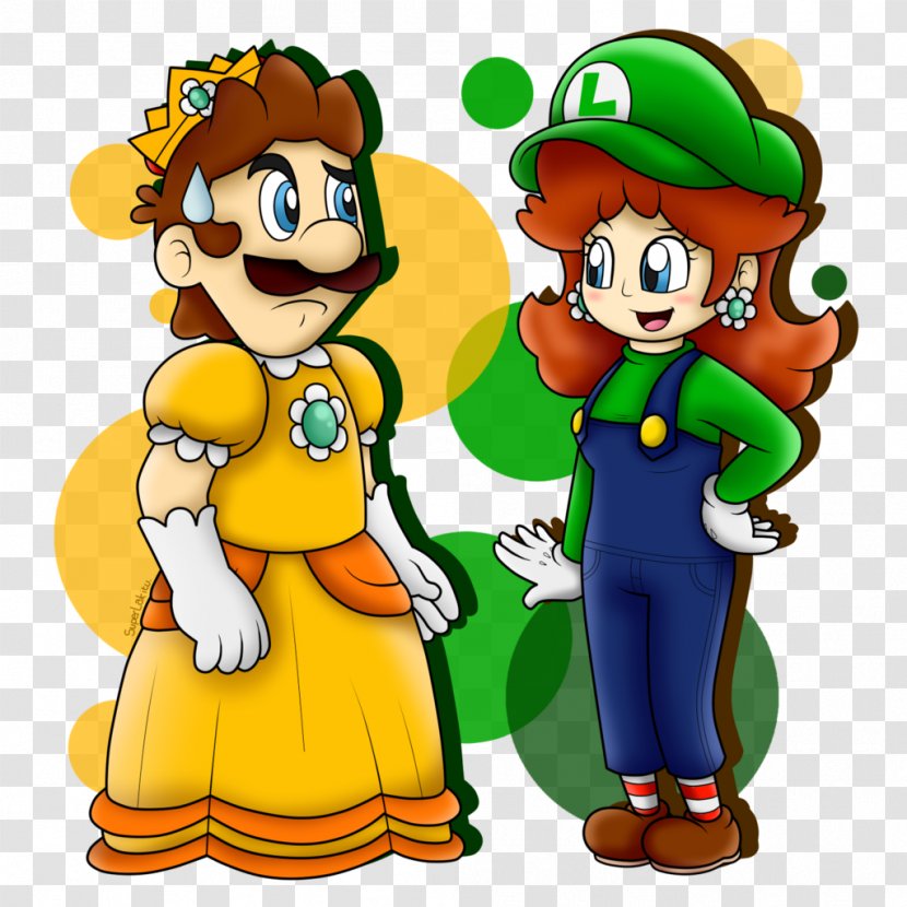 Princess Daisy Luigi's Mansion Peach Mario - Recreation - Luigi Transparent PNG
