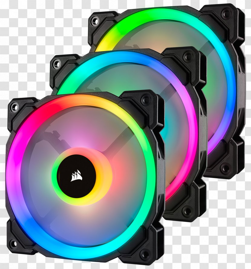 Computer Cases & Housings Light Fan Corsair Components RGB Color Space - Lightemitting Diode - Symphony Lighting Transparent PNG