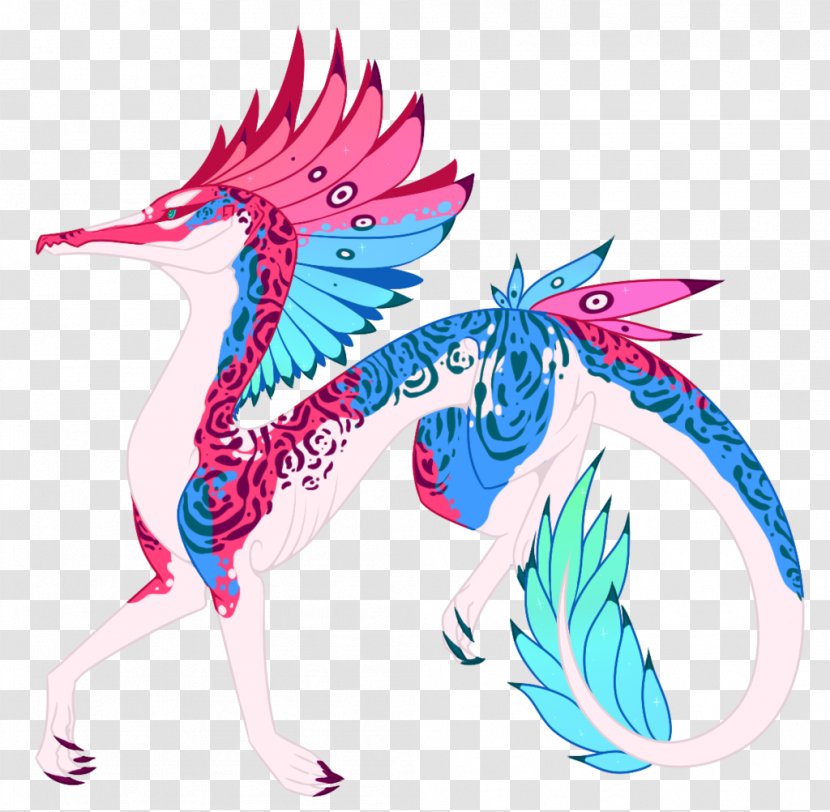 Dragon Feather Beak Clip Art - Blue Caterpillar Transparent PNG