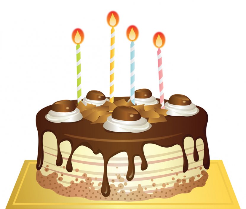 Chocolate Cake Layer Birthday Frosting & Icing Cream - Ingredient Transparent PNG
