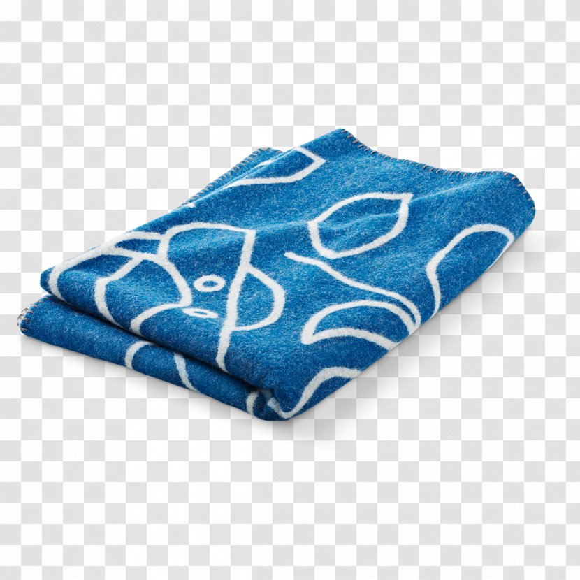 Blanket Comfort Object Textile - Blue Transparent PNG