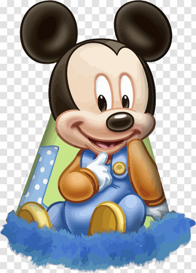 Mickey Mouse Minnie Birthday Cake Clip Art Transparent PNG