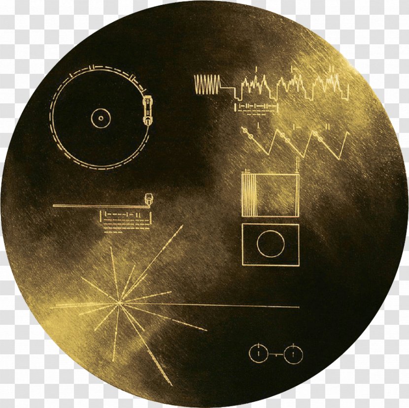 Voyager Program Golden Record 1 NASA Spacecraft - Interstellar Medium - Nasa Transparent PNG