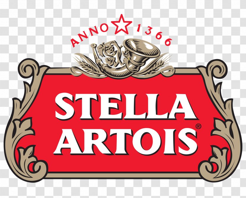 Logo Beer Stella Artois Brand - Text Transparent PNG